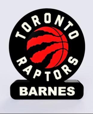 Toronto Raptors Sign – LED Strip Compatible