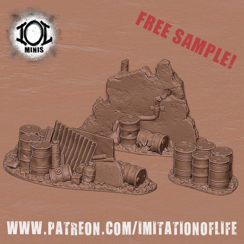 Wasteland terrain Samples