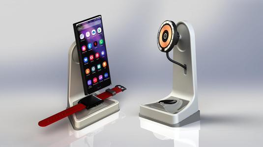 Magnetic Wireless Charging Stand (Apple + Samsung)
