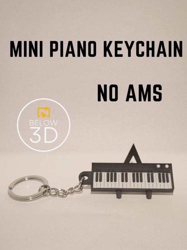 Mini Piano/Keyboard Keychain