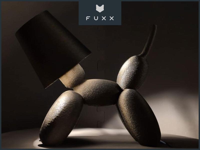 Balloon Dog Shade Lamp