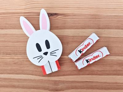 Bunny chocolate holder