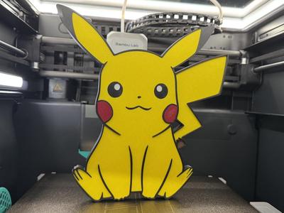 Pikachu Wall Decor (NO AMS-Multipart)