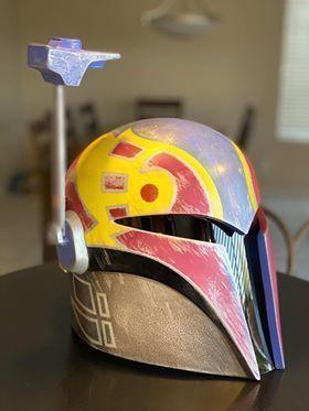 Sabine Wren toon ashoka Helmet with Range finder