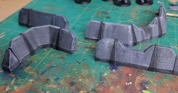 Warhammer 40K Magnetic Defensive Walls