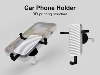 Car phone holder for air vent