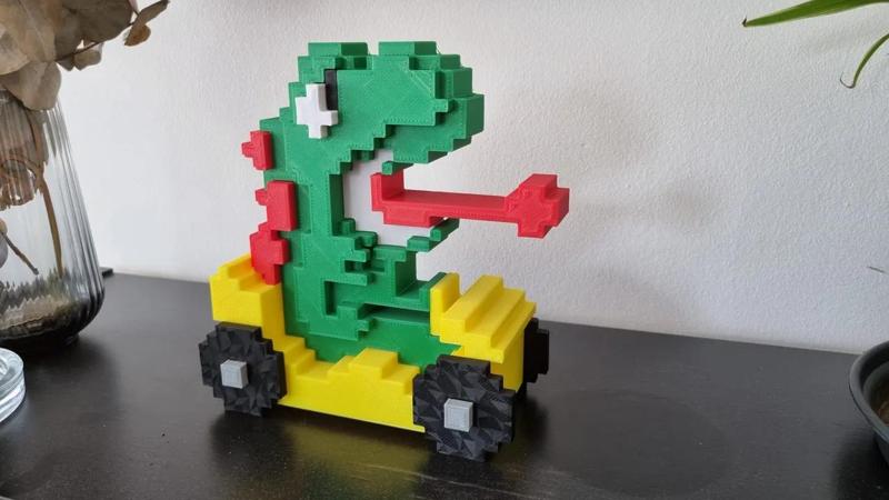 SNES Yoshi from Mario Kart