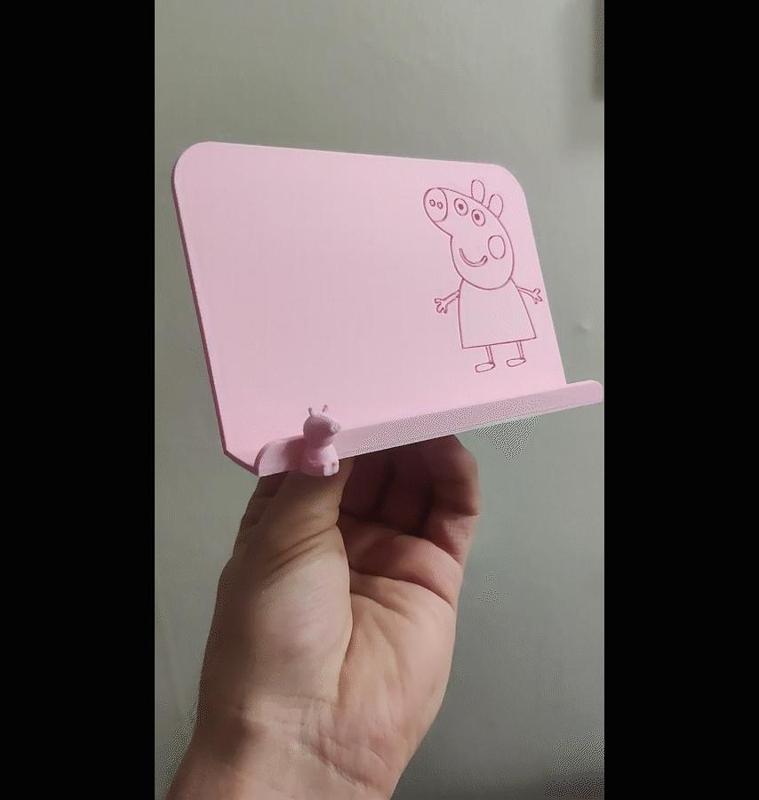 Kids tablet holder (Peppa Pig)