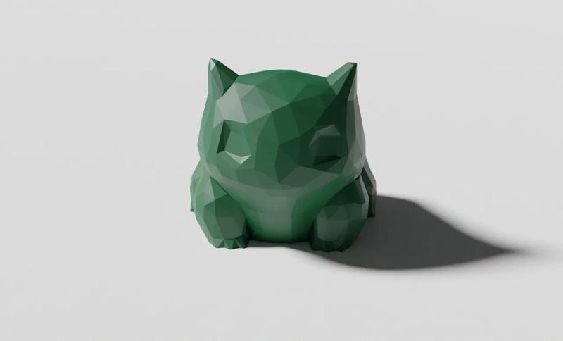 Low Poly Bulbasaur Planter / Bowl-basaur (No Supports)