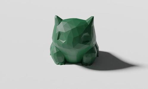 Low Poly Bulbasaur Planter / Bowl-basaur (No Supports)