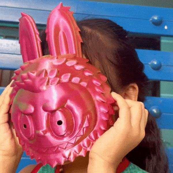 Labubu The Monster – Anime, Game, Cosplay Mask, Props – Free STL Files