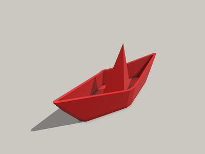 A Boat but Better (and low poly)