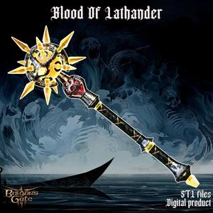 Fantasy Blood Of Lathander Legendary Mace Baldurs Gate 3