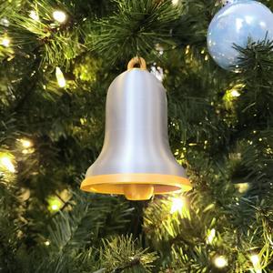 Holiday Bell #3 :: Articulated Print-In-Place Christmas Decoration / Ornament