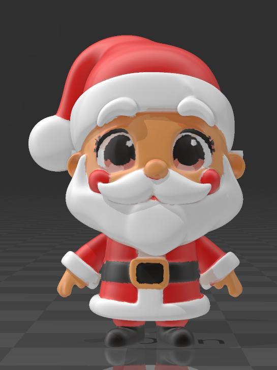 Jolly Santa Claus 3D Model - Designed by Doreme
