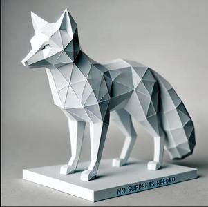 Low poly fox