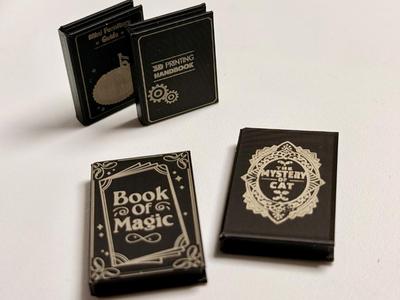 DIY Miniature Books  with Inkjet Printable Covers