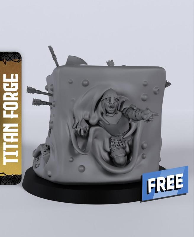 Gelatinous Cube – With Free Dragon  – 5e DnD Inspired for RPG and Wargamers