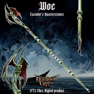 Fantasy Woe Cazadors Staff Baldurs Gate 3