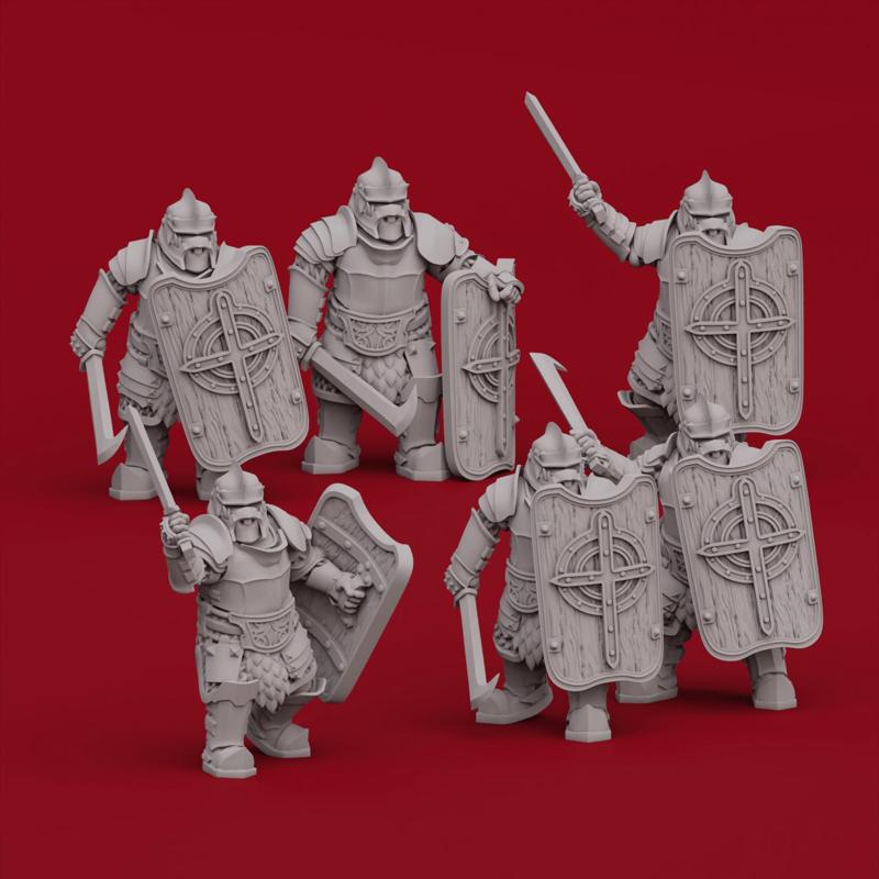 Pig Orc Elite Guard with Shield