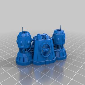 3 more 40k themed terrain pieces
