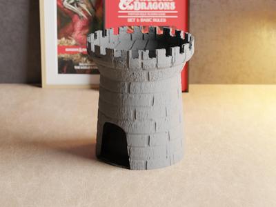 Dice Tower: arcane edition with texture
