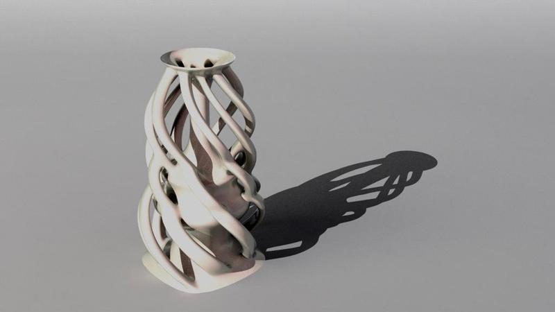 Spiral Articulated Vase