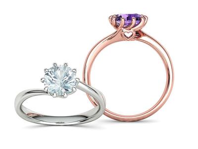 122 Paradise Engagement Solitaire Ring Big Stone 3DModel