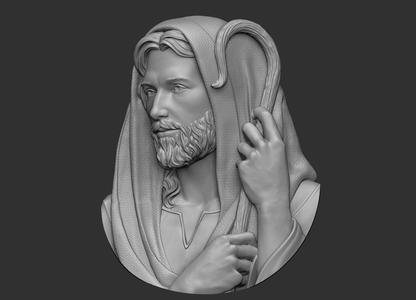 Jesus The Good Shepherd Pendant