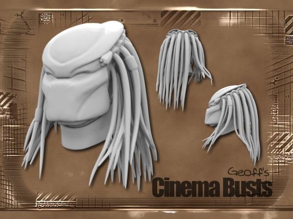 Predator Bust With Hair (35mb)