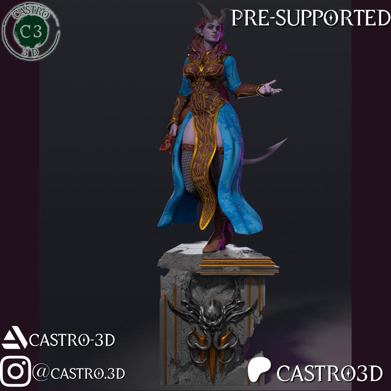 Alfira The Bard of Elturel - Baldurs Gate 3 Miniature Collection