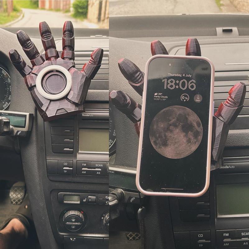 Mag Safe Iron Man Holder for iPhone 14Pro little