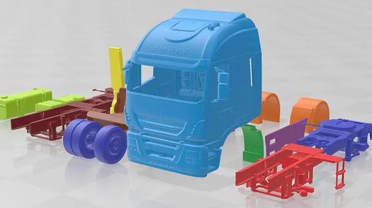 Iveco Stralis Hi Way Printable Truck