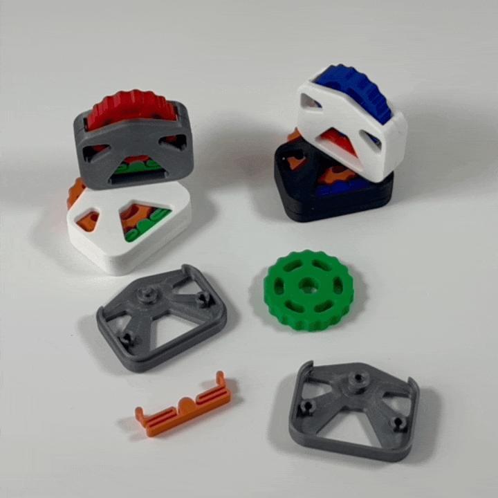 Mechanical Anti Stress Click Wheel Fidget Toy