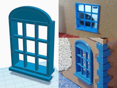 Big window for tabletop buildings