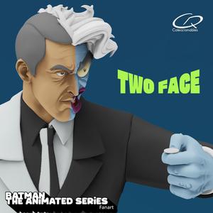 TwoFace – Batman Animated Series Fanart – 3d print