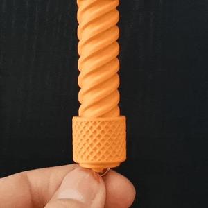 Fidget Bolt Keychain Print in Place