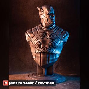 Captain America bust (fan art)