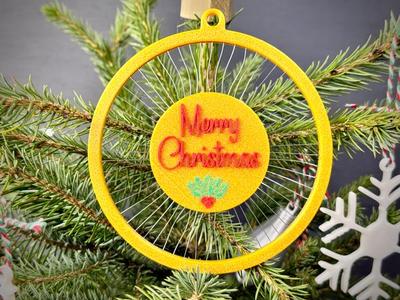 Hanging String Art Tree Decoration