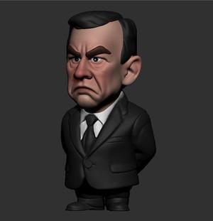 Canada prime minister mark carney 3d Print