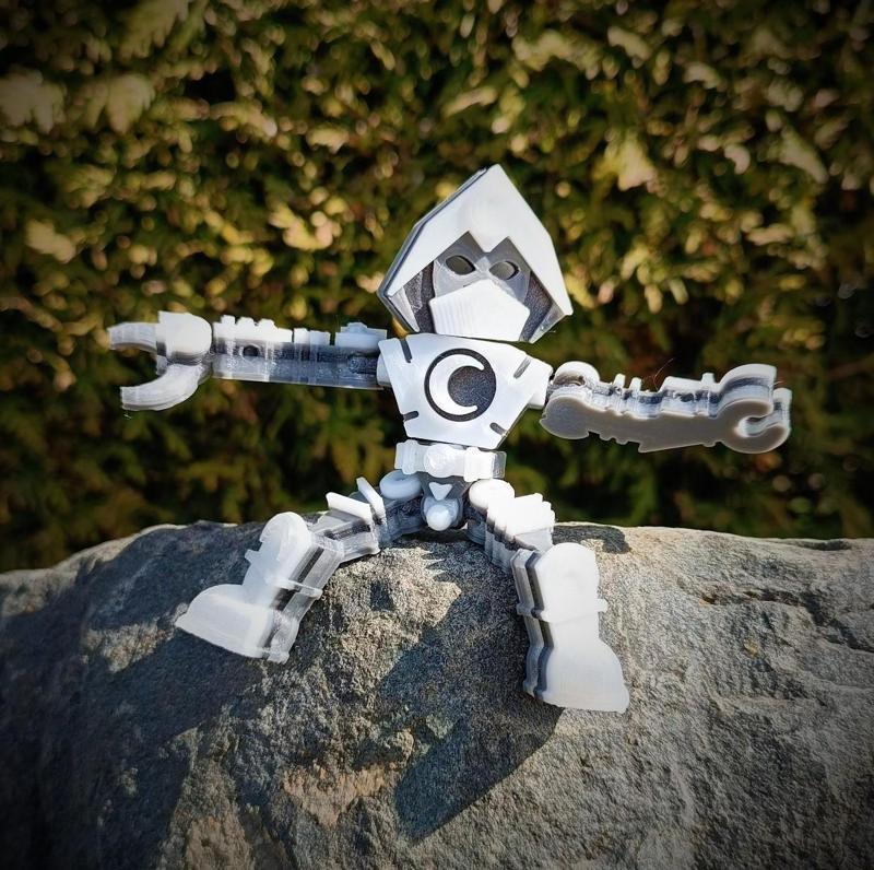 Moon Bot – Print in Place / No supports / Easy
