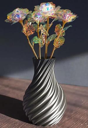 Spiral Vase Flower vase Twisted Spiral Vase Vase Spiral Vase Spiral Vase