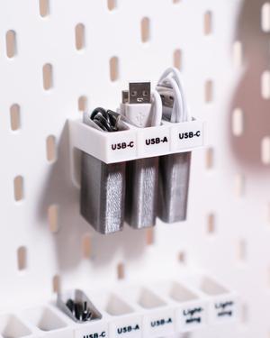  IKEA SKADIS Modular Cable Management System