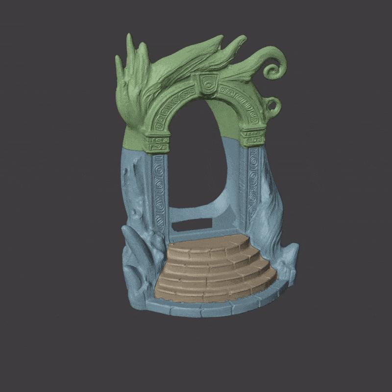 Magic Door Phone Charger – Functional – 3D print STL and 3MF file