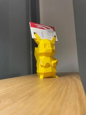 Pikachu Business Card Holder || Without Supports