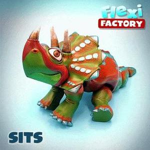 Flexi Print-in-Place Triceratops