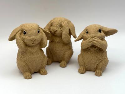 Three Cute Bunnies