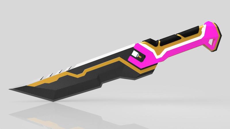 GlitchPop Dagger – Valorant – DIGITAL STL FILE