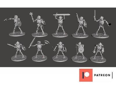 Skeleton Beastman Warriors – Melee Dog Soldiers