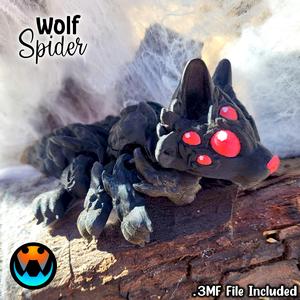 Wolf Spider, Silly Halloween Print